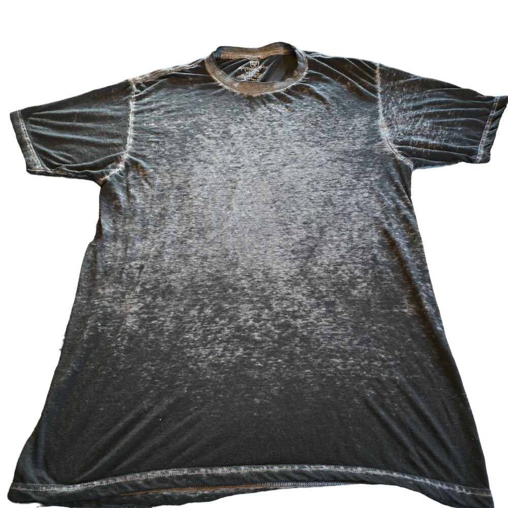 Southern Bliss Company Black & Gray Semi-Sheer Summer "Prove Them Wrong" Tee M